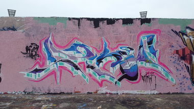 Graffiti Wall - Photo by Zkuare195 - Zkua, Sipe (2015)