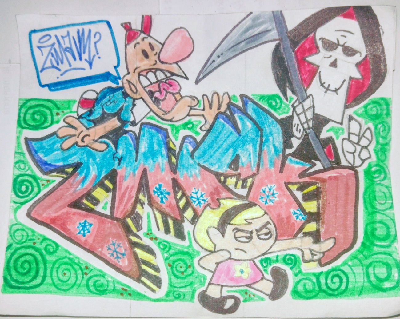 Graffiti Sketch - Photo by Zmak (2025)