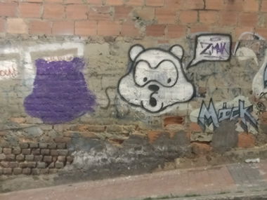 Graffiti Bombing in Https://maps.app.goo.gl/rwyiuumqaed5xb3h6?g_st=ac - Photo by Zmak - ZMAKZMAKBogota (2023)