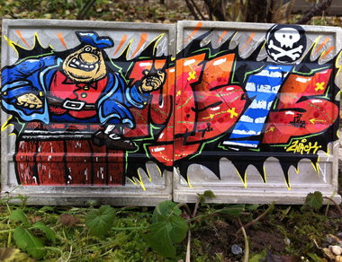 Graffiti Wall - Photo by Znack - znack, msi, messuri (2015)