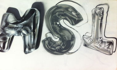 Graffiti Wall - Photo by Znack - messuri9years, skotsko, absolut (2017)