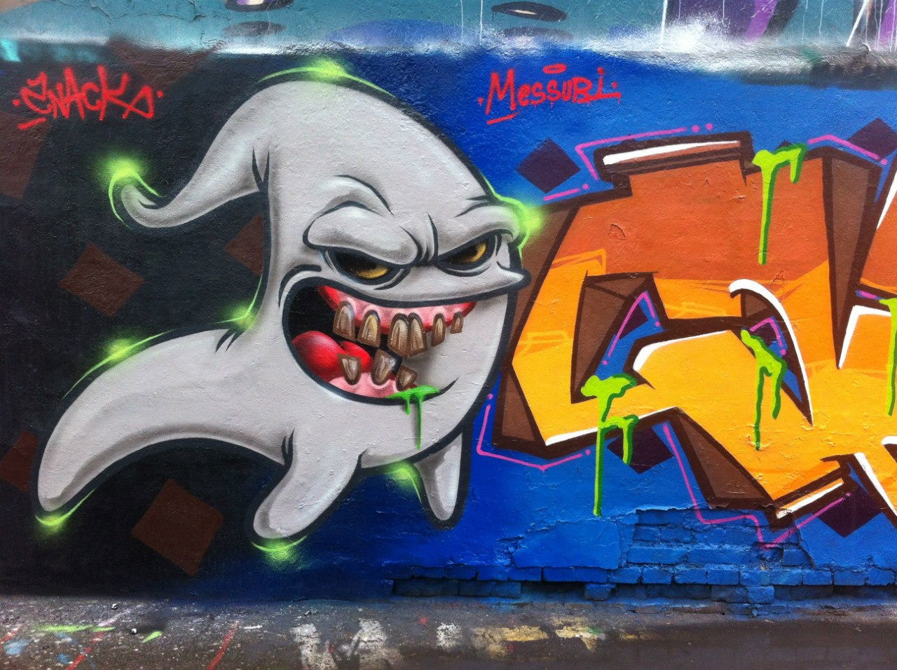 Graffiti Wall - Photo by Znack - znack, msi, messuri (2014)