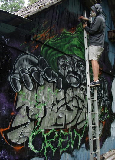 Graffiti Wall - Photo by Znack - znack, msi, messuri (2015)