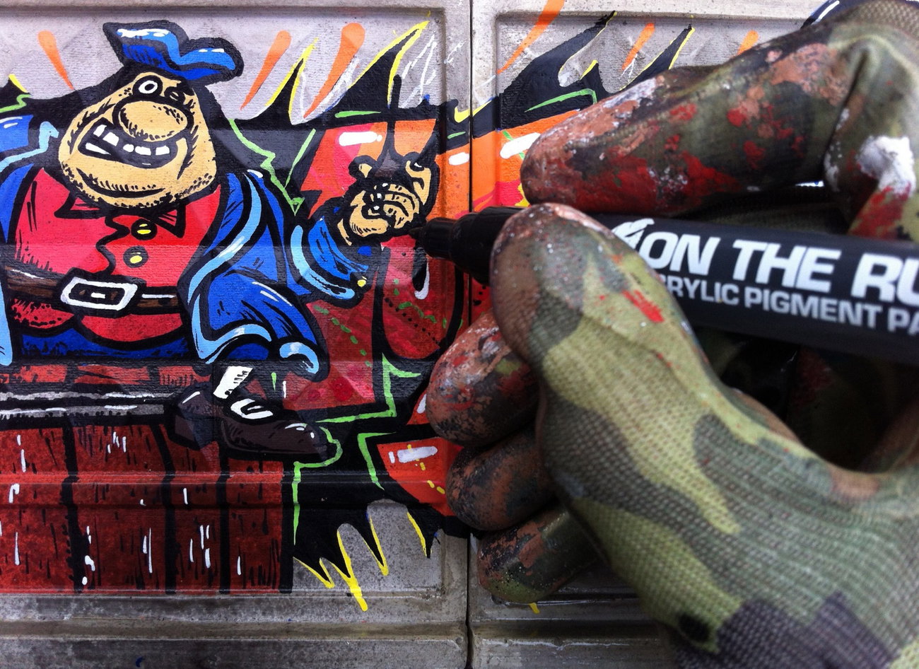 Graffiti Wall - Photo by Znack - znack, msi, messuri (2015)