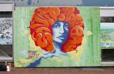 Graffiti Wall - Photo by Zone - Zone, KDP, Itzehoe (2013)