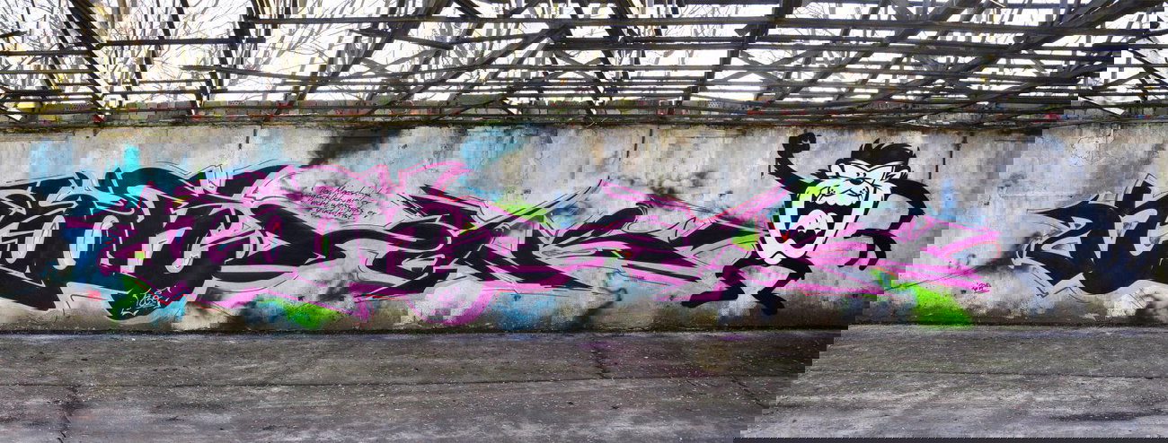Graffiti Wall - Photo by Zone - Nook, Zone, PAD (2014)