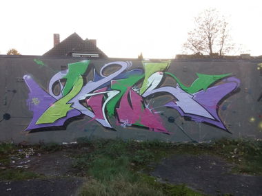 Graffiti Wall - Photo by Zone - zone, pad, kdp (2014)