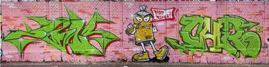 Graffiti Wall - Photo by Zone - Zone, Dekoc, CHR (2013)