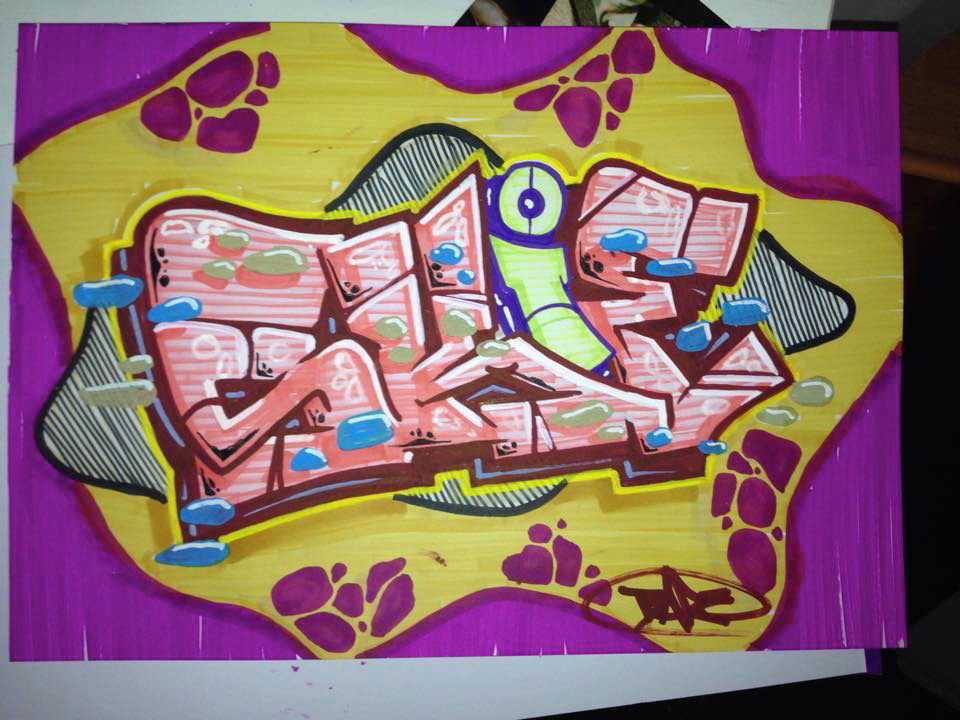 Graffiti Sketch - Photo by ZopfoderKahl - exchange, skie, poland