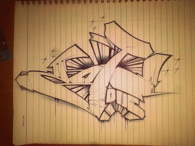 Graffiti Sketch - Photo by Zota (2013)