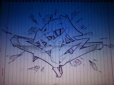 Graffiti Sketch - Photo by Zota (2013)