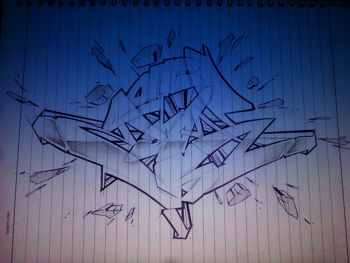 Graffiti Sketch - Photo by Zota (2013)