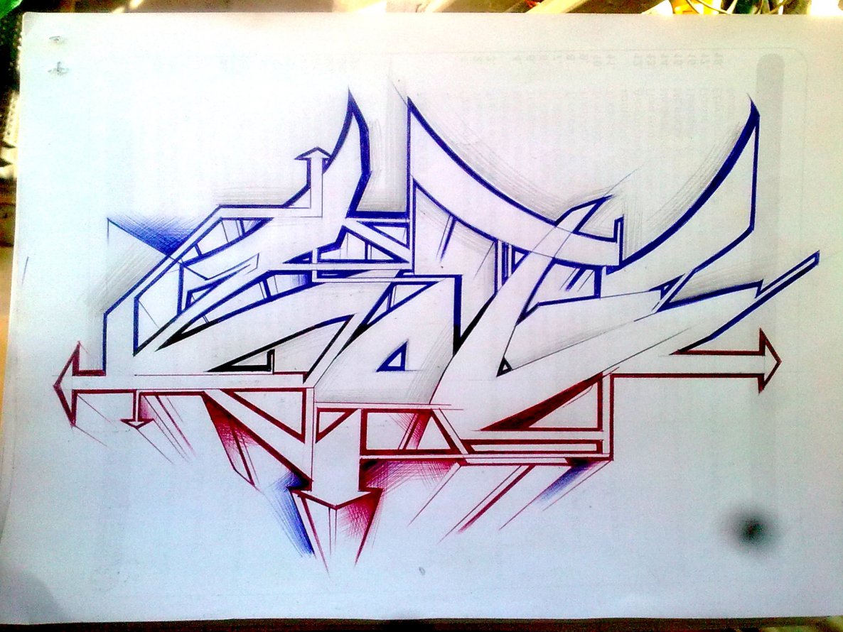 Graffiti Sketch - Photo by Zota - zota (2014)