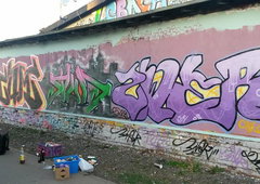 Graffiti Wall - Photo by ZweR - BTUM, KUM, ZWER (2014)