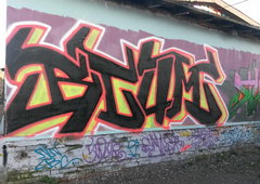 Graffiti Wall - Photo by ZweR - BT´M (2014)