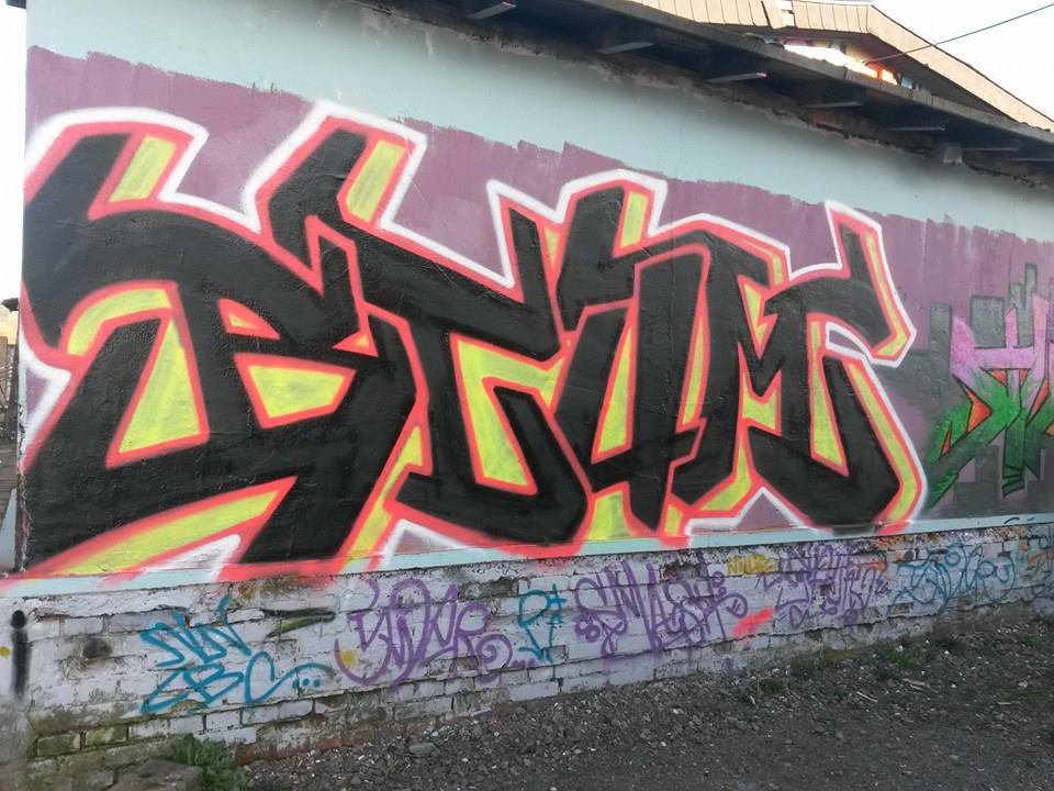 Graffiti Wall - Photo by ZweR - BT´M (2014)