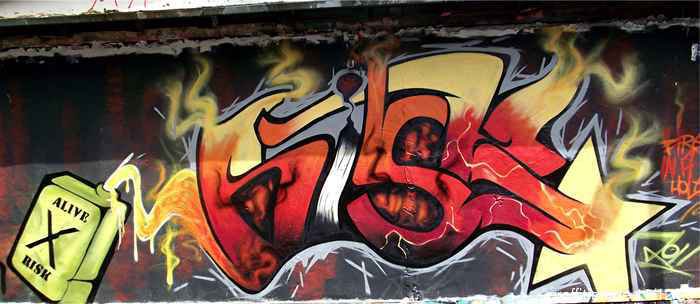 Graffiti Wall - Photo by ZweR - RISK (2011)