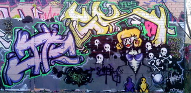 Graffiti Wall - Photo by ZweR - TRIES (2009)