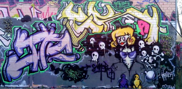 Graffiti Wall - Photo by ZweR - TRIES (2009)