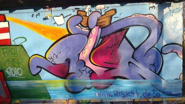 Graffiti Wall - Photo by ZweR - RISK (2010)