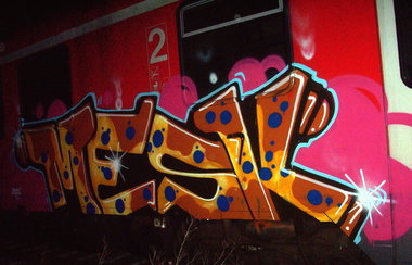 Graffiti Train - Photo by ZweR - MESK