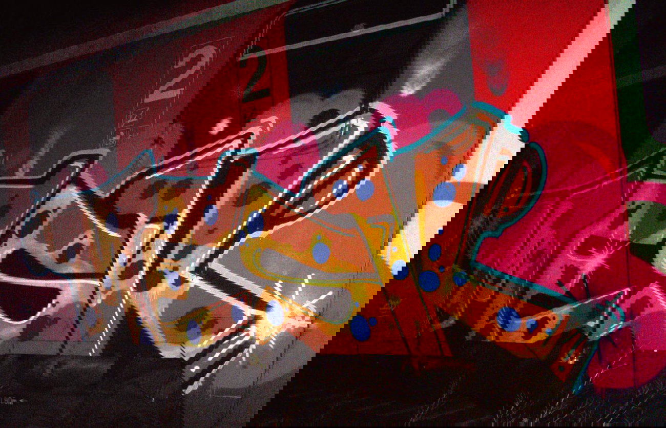 Graffiti Train - Photo by ZweR - MESK