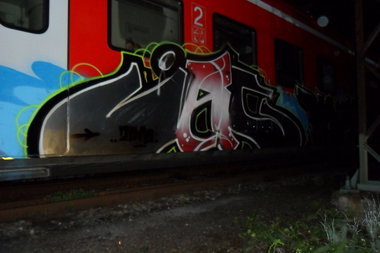 Graffiti Train - Photo by ZweR