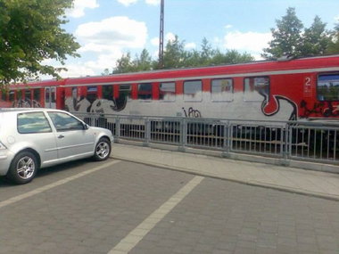 Graffiti Train - Photo by ZweR