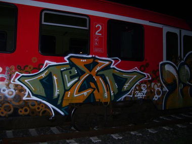 Graffiti Train - Photo by ZweR