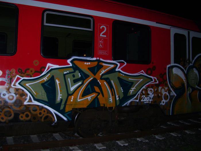 Graffiti Train - Photo by ZweR