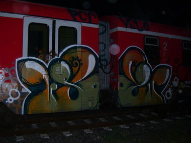 Graffiti Train - Photo by ZweR
