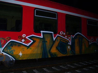 Graffiti Train - Photo by ZweR
