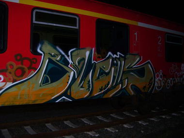 Graffiti Train - Photo by ZweR