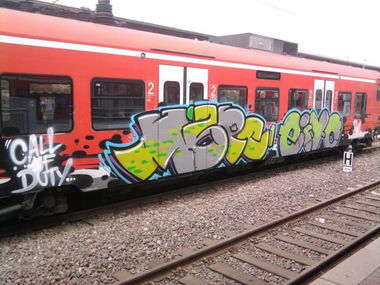 Graffiti Train - Photo by ZweR - MSPC, EIYO