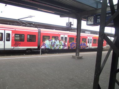 Graffiti Train - Photo by ZweR - HIRSE, EIYO