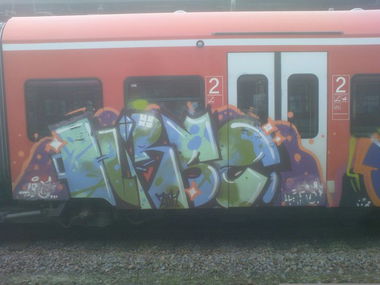 Graffiti Train - Photo by ZweR