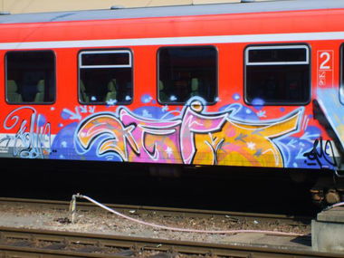 Graffiti Train - Photo by ZweR
