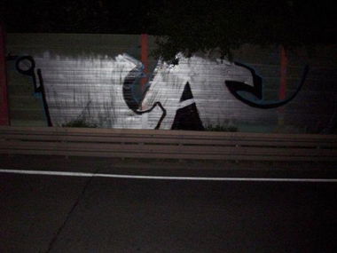 Graffiti Bombing - Photo by ZweR