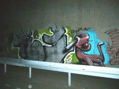 Graffiti Bombing - Photo by ZweR