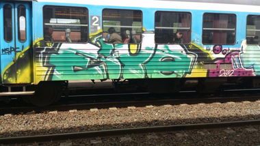 Graffiti Train - Photo by ZweR - EIYO