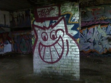 Graffiti Wall - Photo by Zwei - gengar, graffiti, spraypaint (2014)