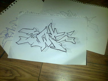 Graffiti Wall - Photo by Zwei - letters, zwei, swei (2014)