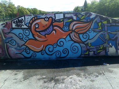 Graffiti Wall - Photo by Zwei - number, zwei, zwei (2014)