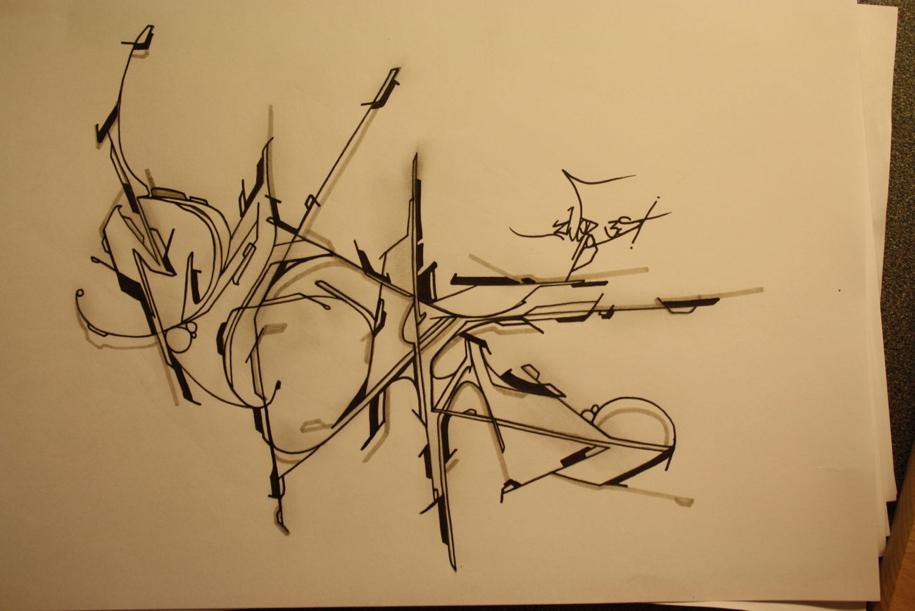 Graffiti Sketch - Photo by Zwerg