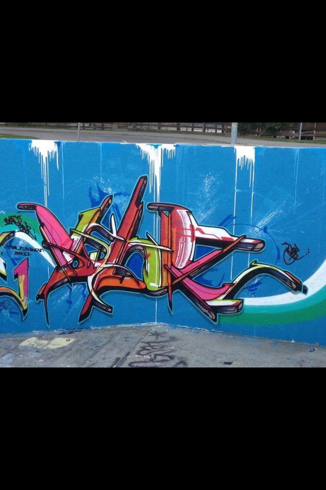 Graffiti Wall - Photo by Zwerg