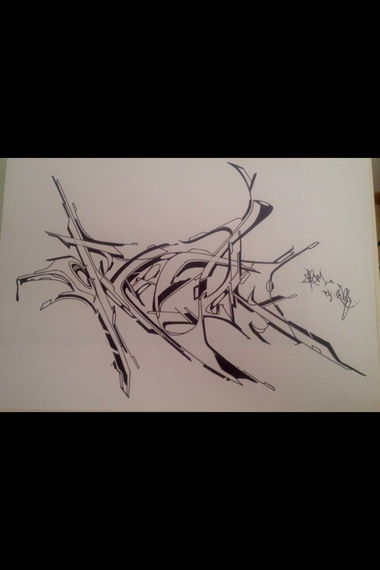 Graffiti Sketch - Photo by Zwerg