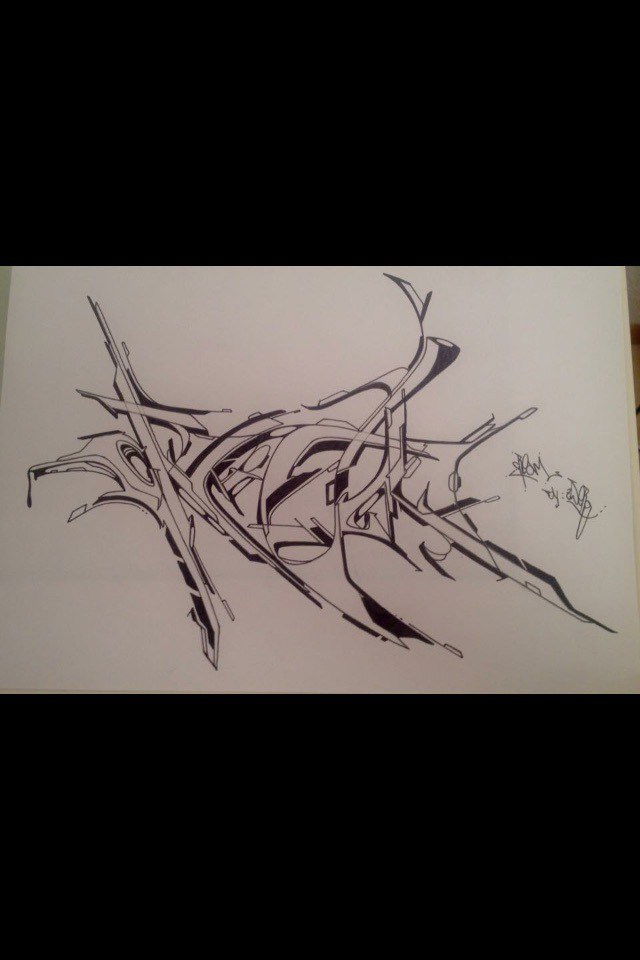 Graffiti Sketch - Photo by Zwerg