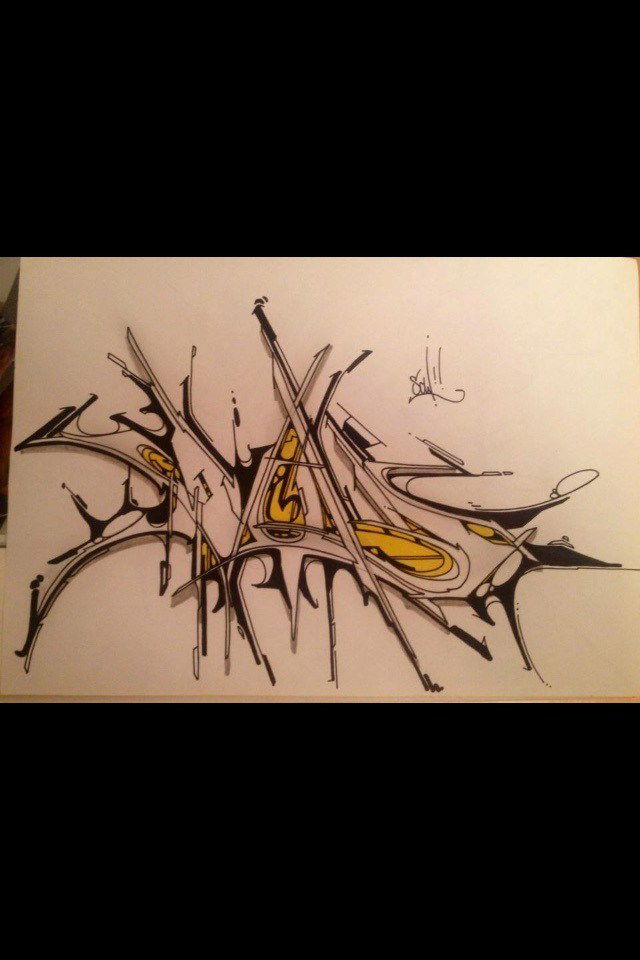 Graffiti Sketch - Photo by Zwerg