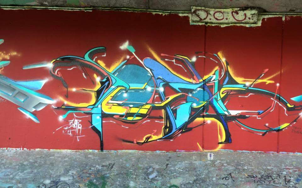 Graffiti Wall - Photo by Zwerg - Zwerg