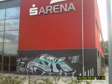 Graffiti Bombing in Göttingen - Photo by Zwiespalt - Sikone